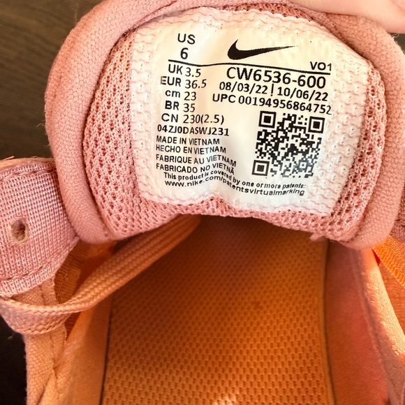 Nike Women's Rust Pink Sneakers - Picture 5 of 5